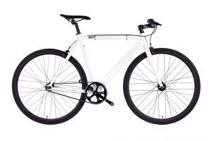 6KU Fixed Gear Track Bike White
