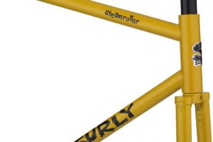 Surly Steamroller Track Frame Kit 700C Yellow-6803
